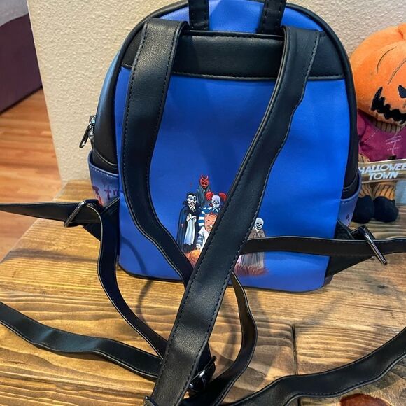 Trick r Treat Loungefly Sam Mini Backpack NWOT Halloween Town Pumpkin Head main image 16